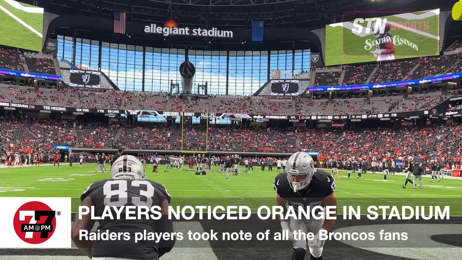 Players Notice Broncos Fans