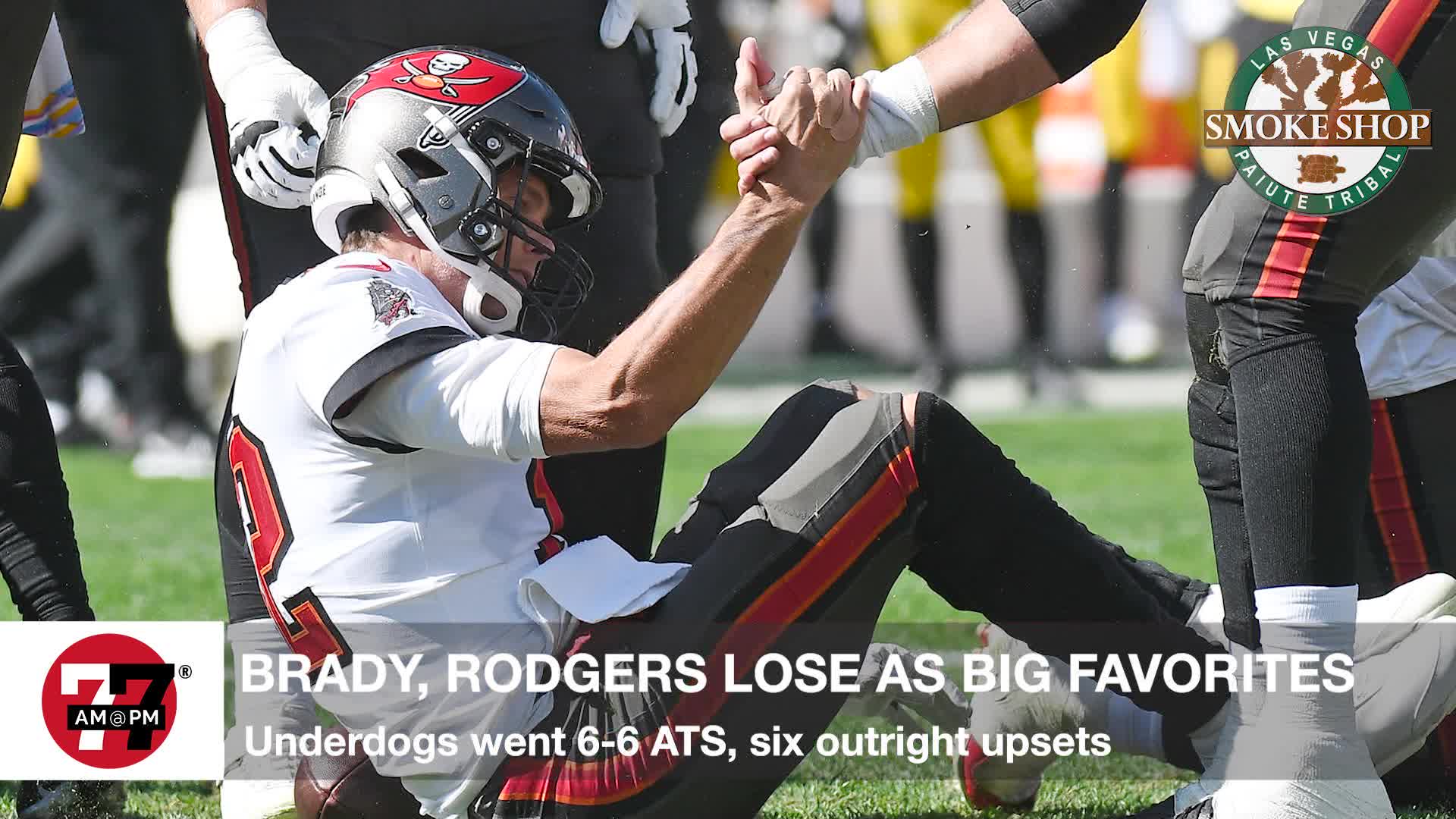 Brady, Rodgers lose big as favorites