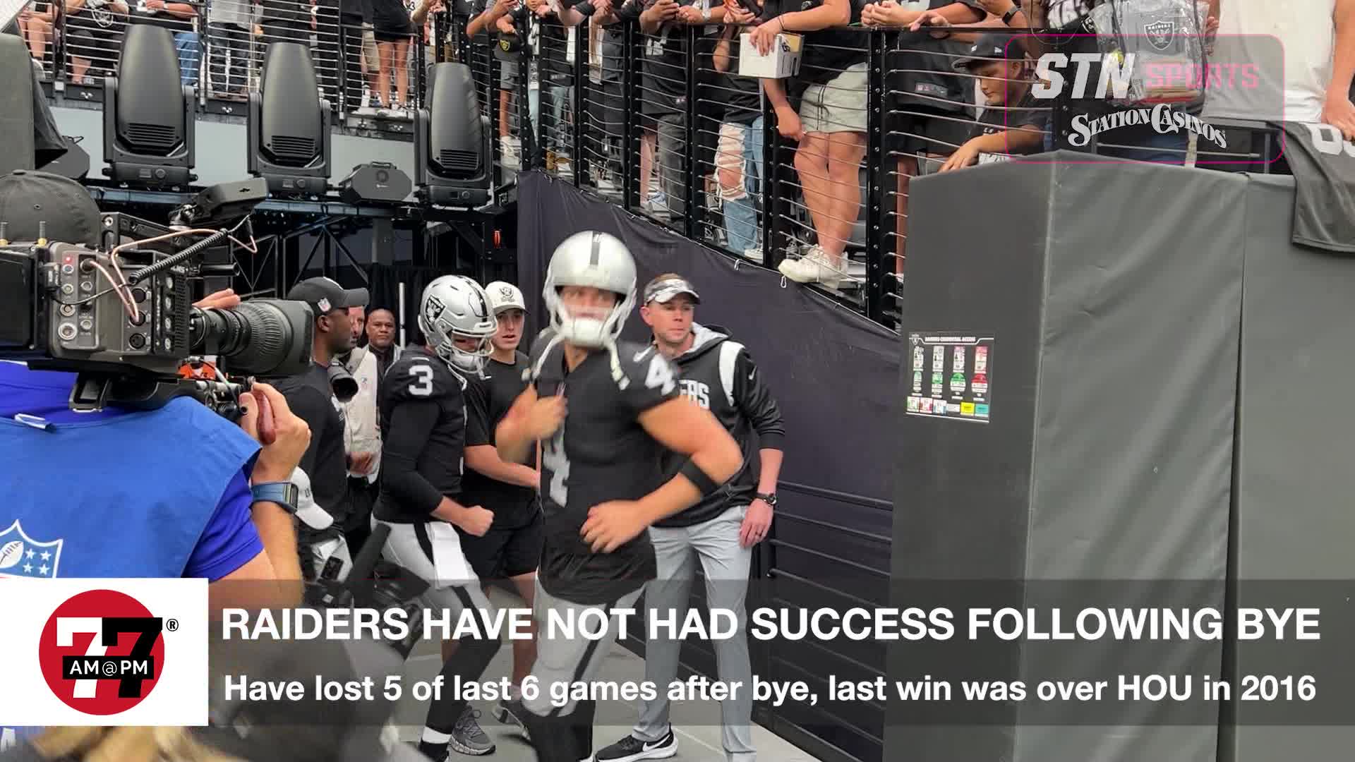 Raiders have not had success following Bye week