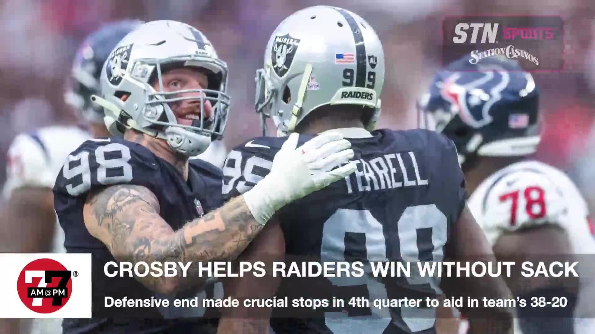 Jugador de los Raiders llevó al equipo a la victoria