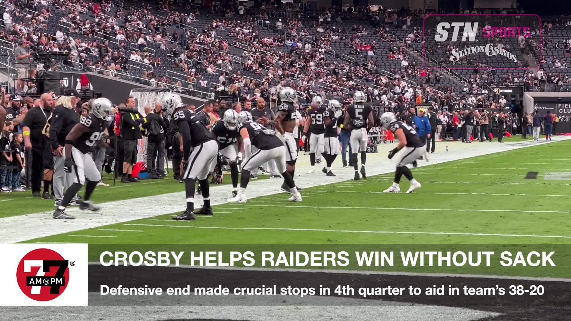 Crosby impacts win vs. Texans