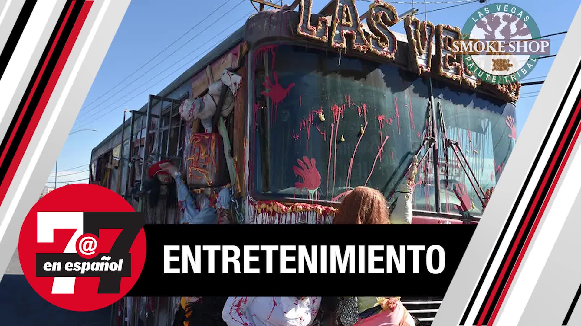 Hispanos crean autobús zombi en Las Vegas