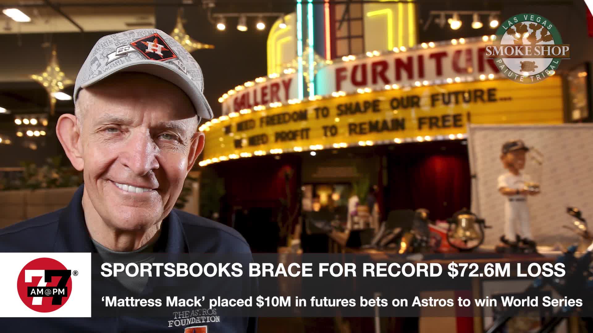 Sportsbooks brace for record loss on Mattress Mack’s Astros Bet