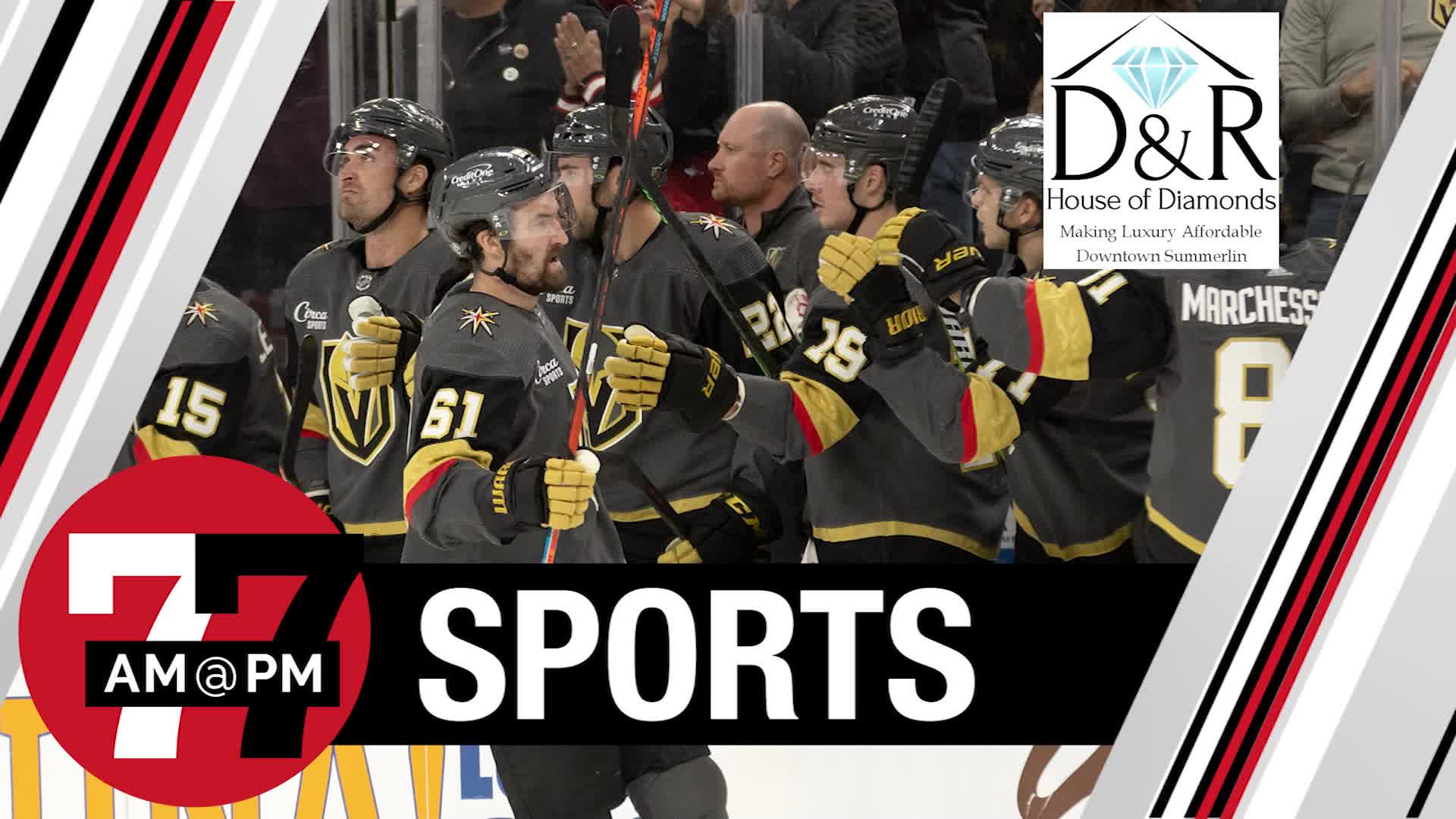 Golden Knights win in OT