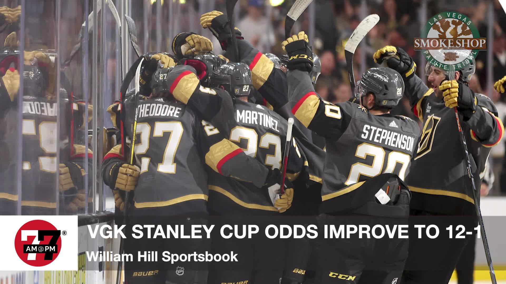 VGK Stanley Cup odds improve to 12-1