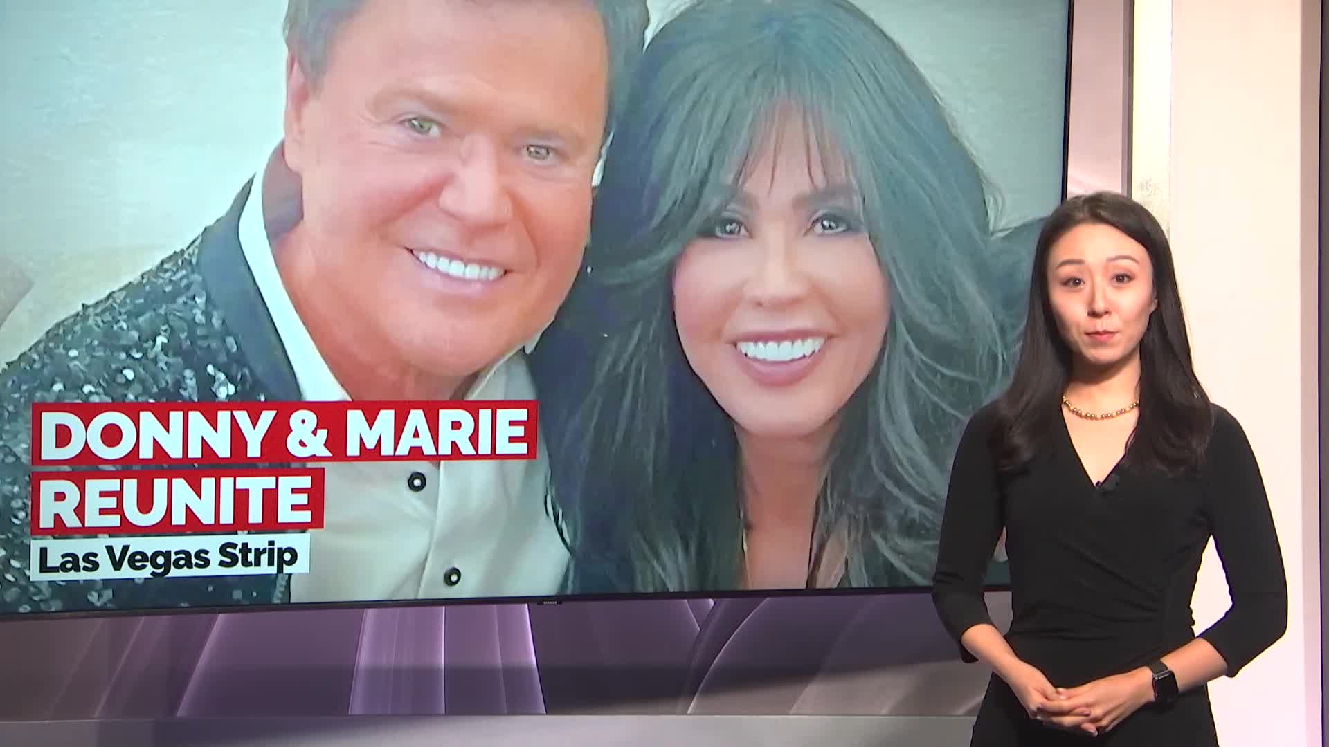 Donny and Marie reunite on the Strip