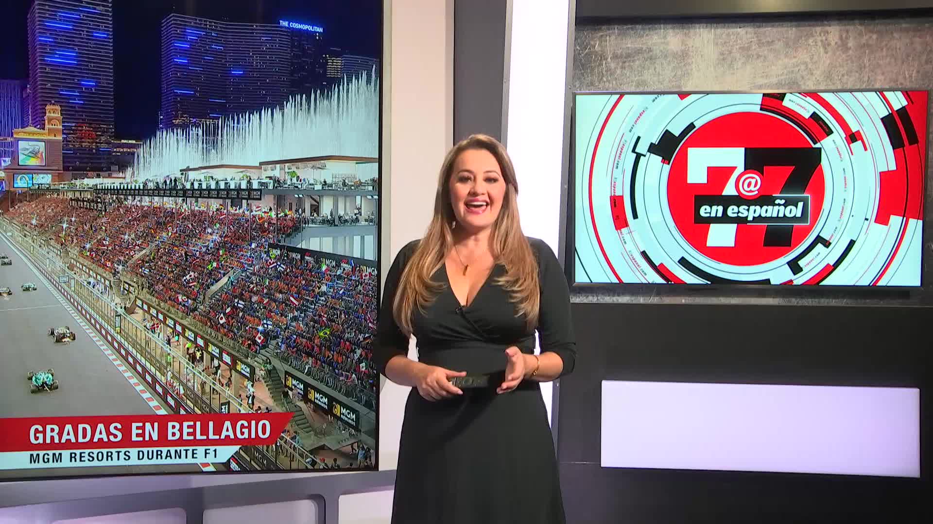 Revelan gradas frente al casino Bellagio para carrera de F1