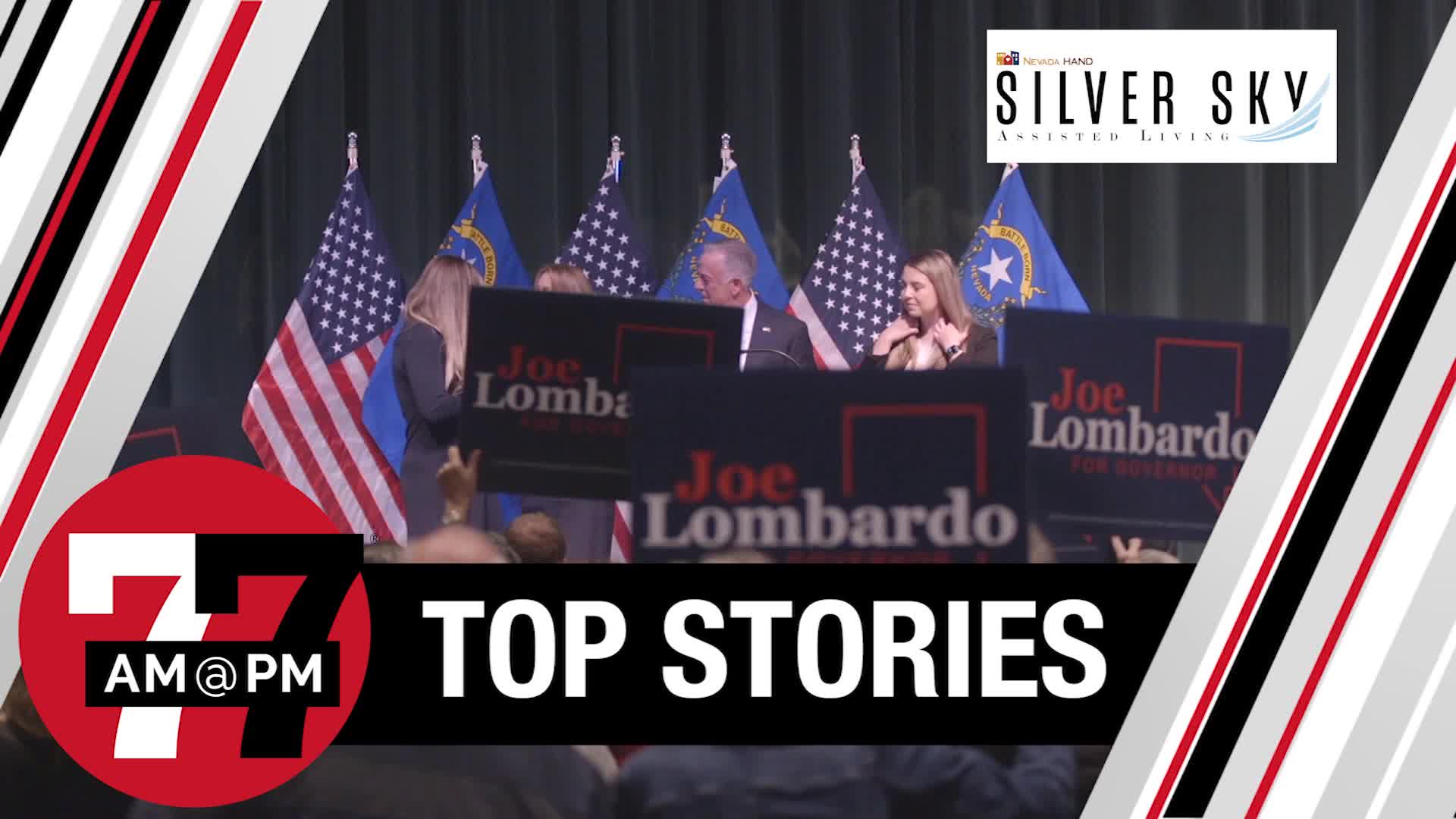 Lombardo gives victory speech