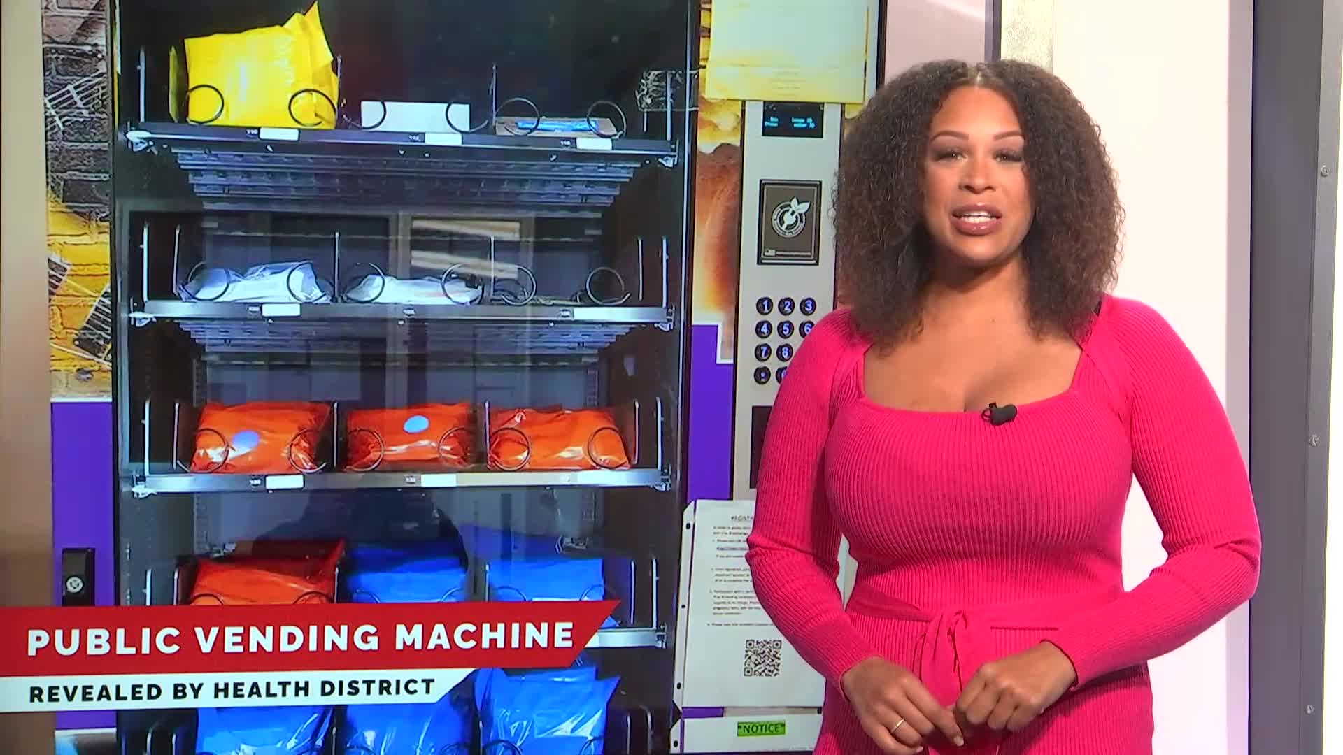 Needle-exchange vending machine