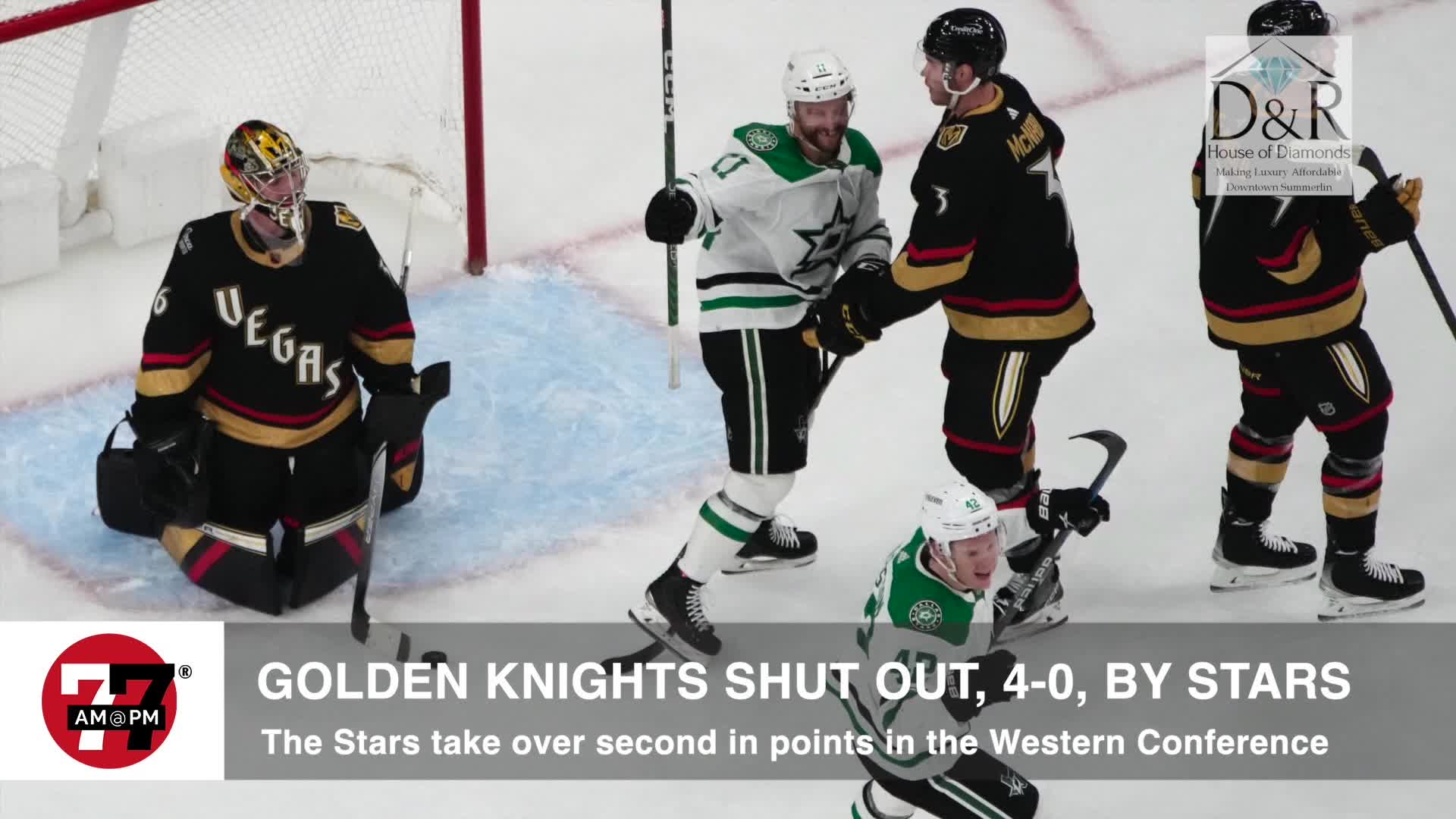 Golden Knights results from yesterday’s game