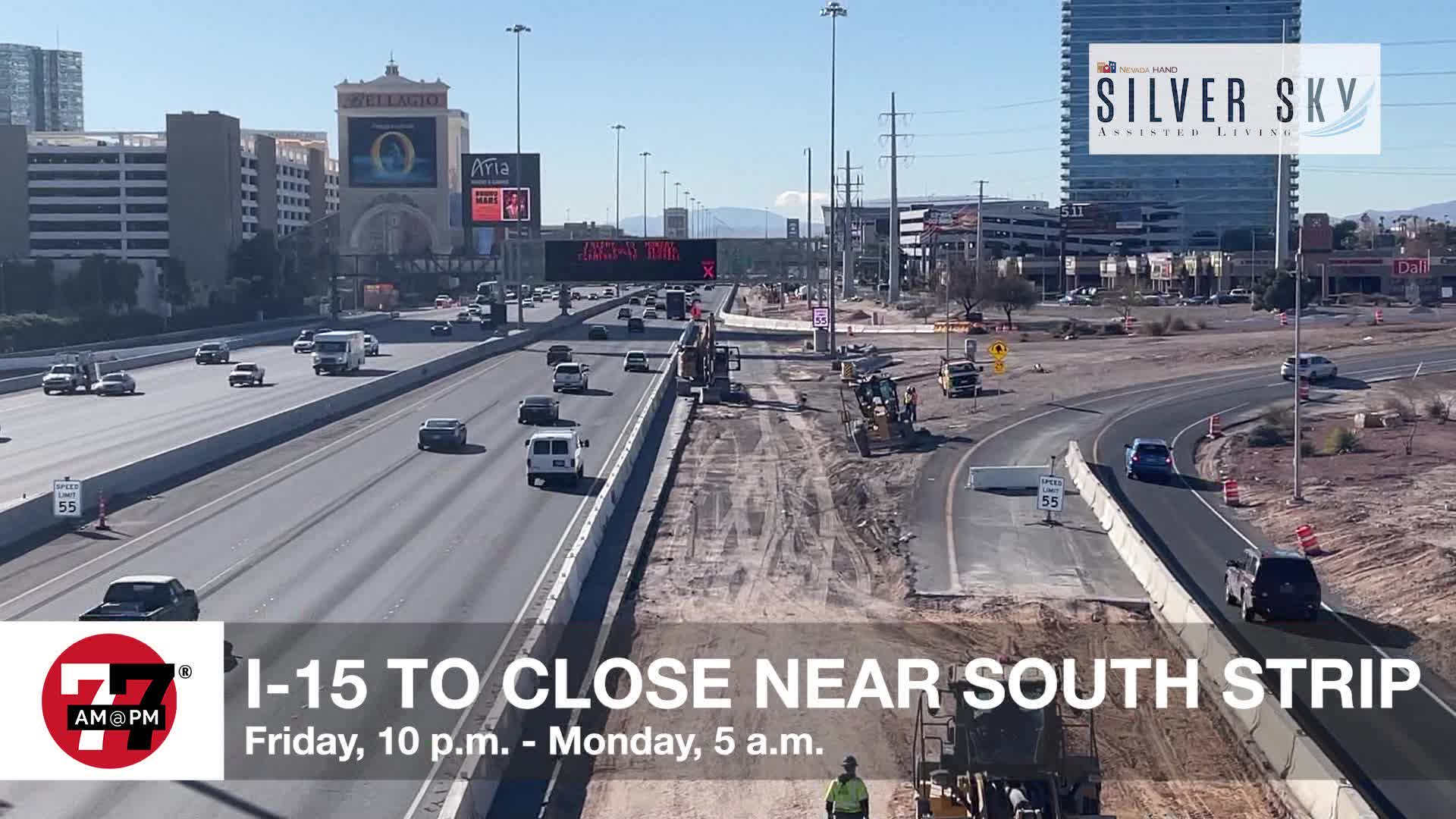 I-15 near south strip closing down over the weekend