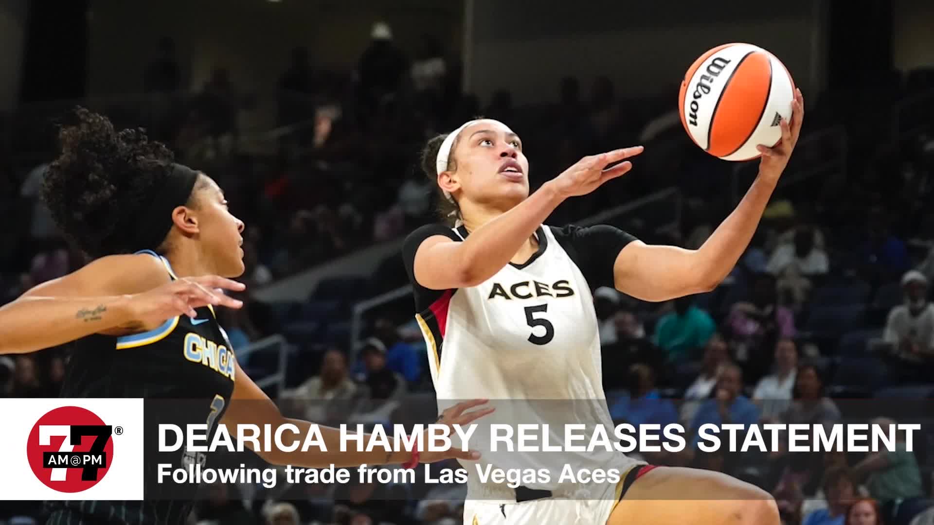 Dearica Hamby releases statement following trade