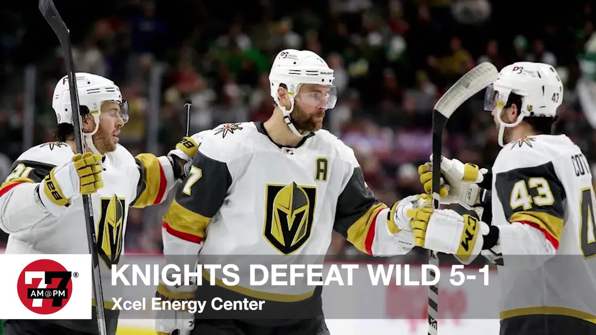 Golden Knights defeat Wild