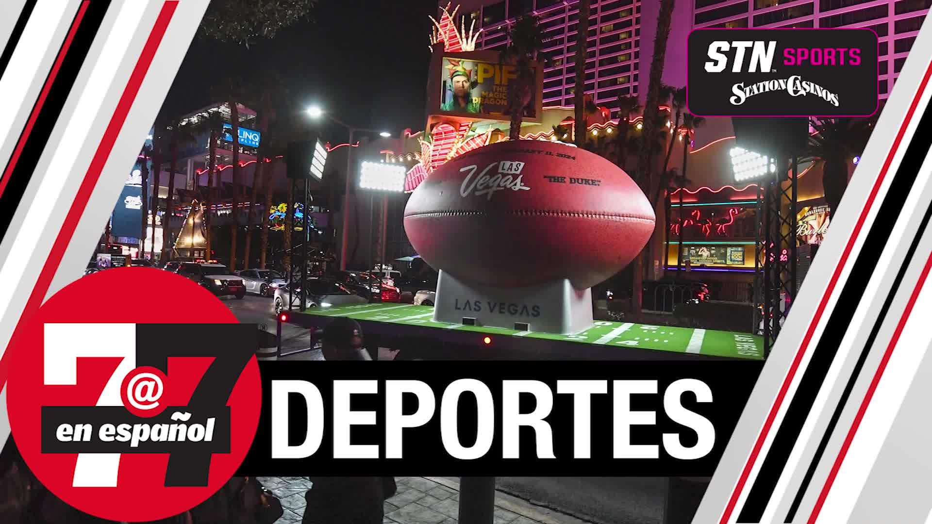 Súper Balón llega a Las Vegas en preparación a Super Bowl 58