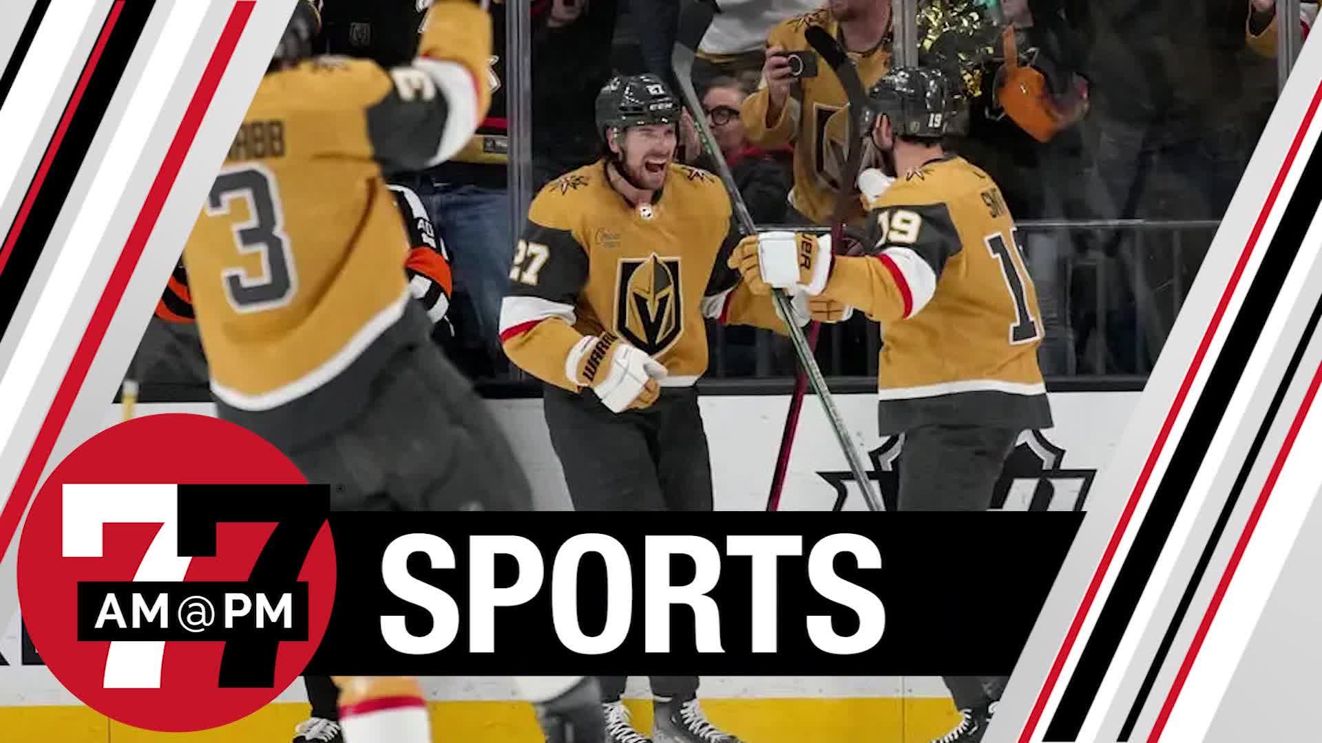 Golden Knights win 5-4