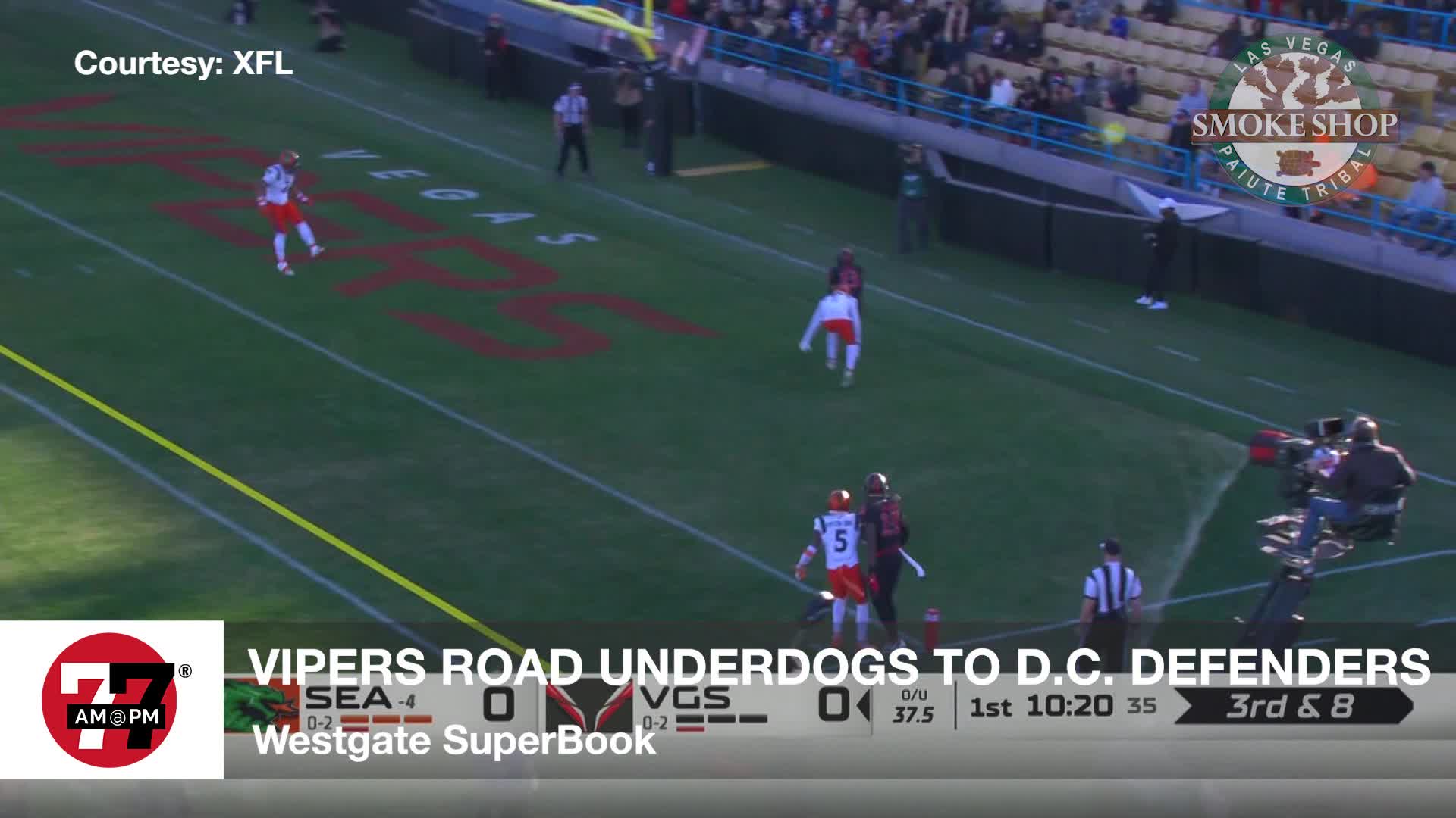 Vegas Vipers underdogs in XFL Action