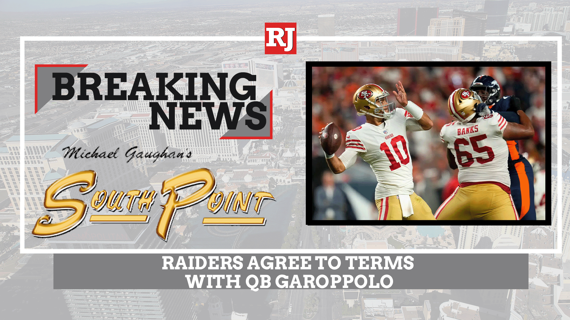 Raiders to sign free-agent QB Jimmy Garoppolo