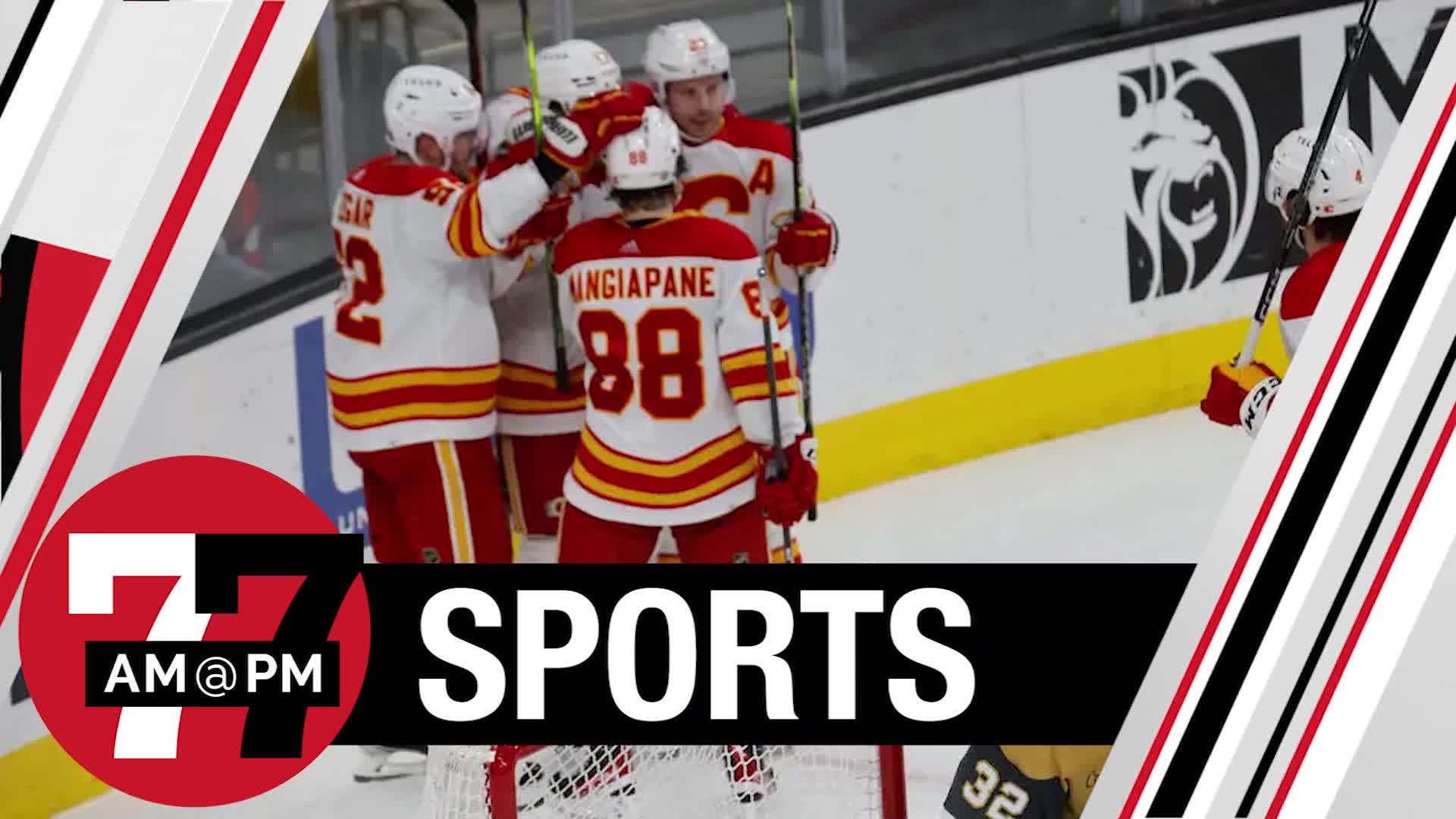 Golden Knights lose to the Flames
