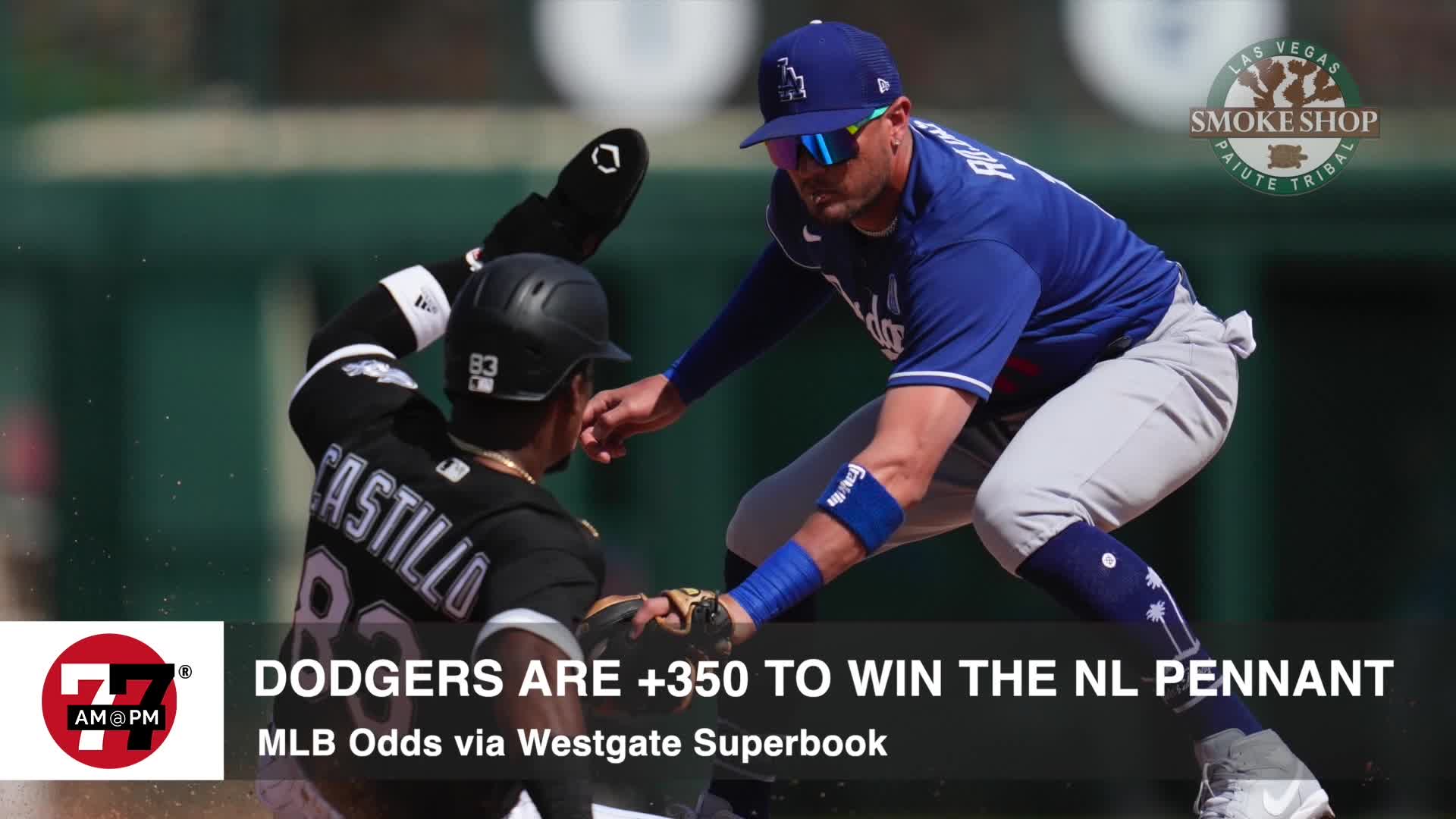 Dodgers are plus 350 to win the NL pennant