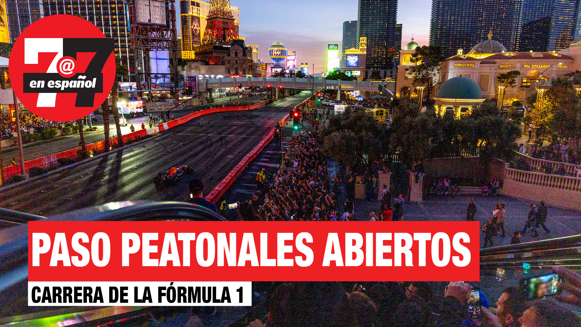 Noticias de Las Vegas | No se podrá ver carrera de F1 desde la baqueta en el Strip