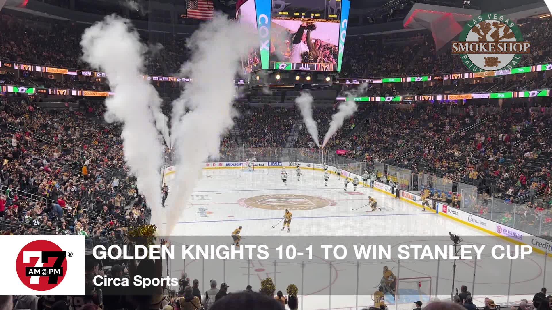 Golden Knights 10-1 Stanley Cup