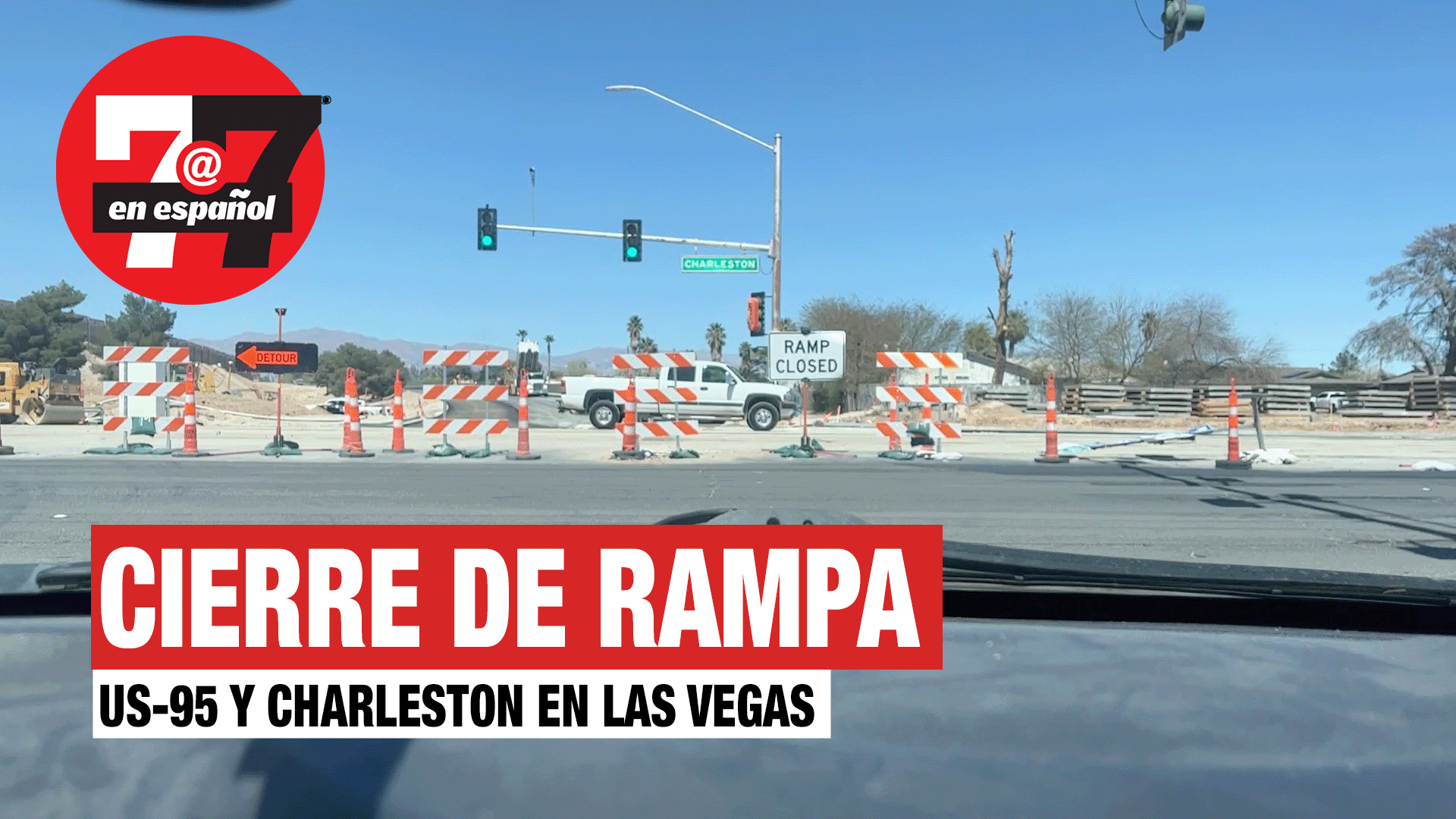 Noticias de Las Vegas | Cerrarán rampa de US-95 en Charleston por un mes