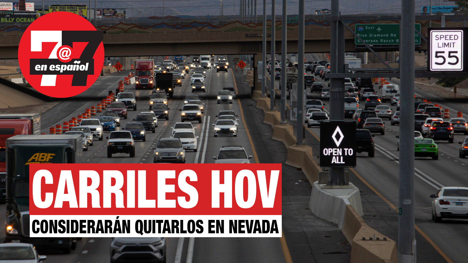 Noticias de Las Vegas | Considerarán quitar los carriles HOV en Nevada