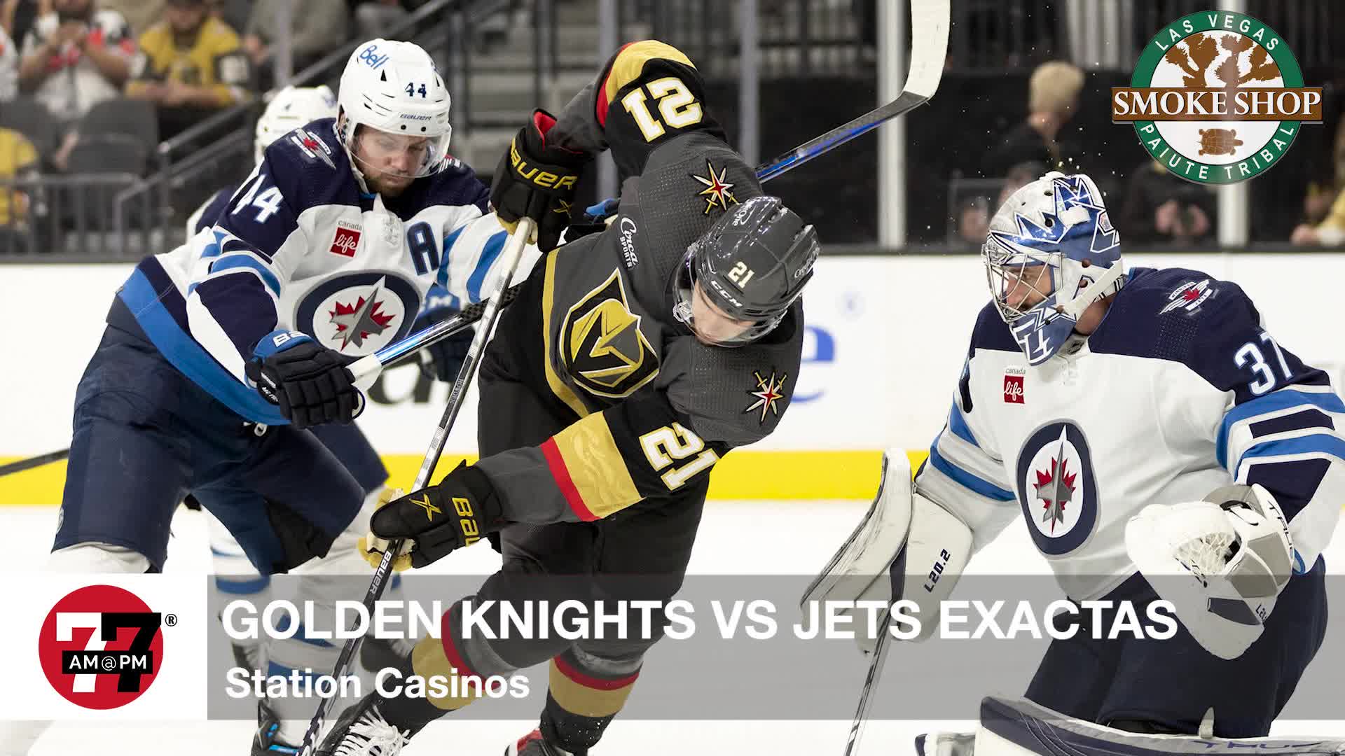 Golden Knights vs Jets exactas