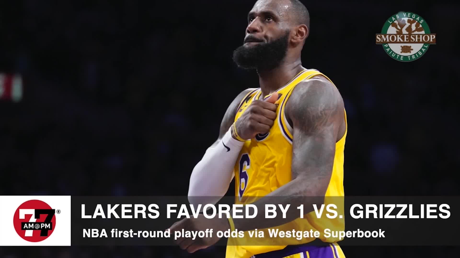 Lakers favored by one against Grizzlies