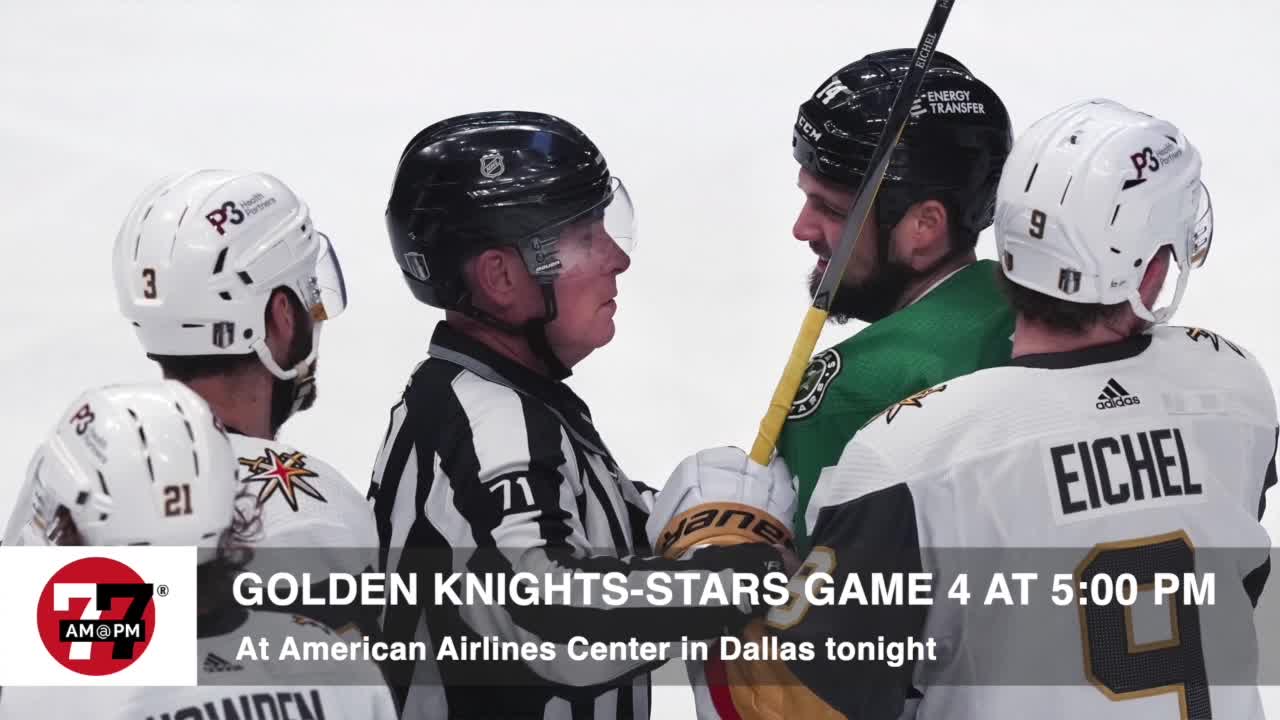 Golden Knights get ready for game four against Dallas