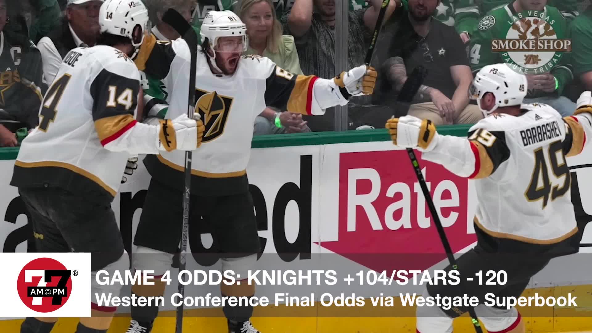 Knights favored to win series versus Dallas in five games