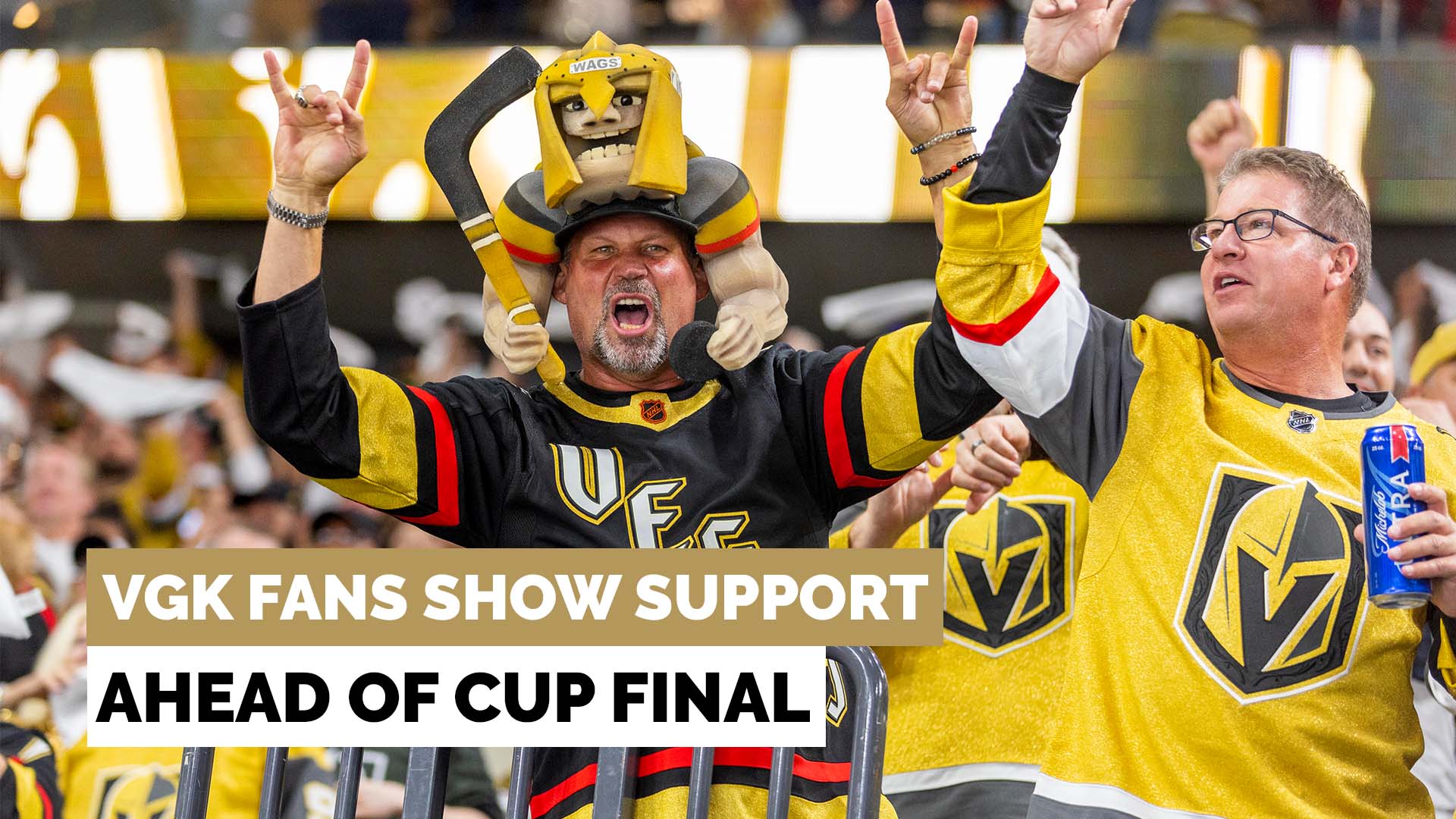 VGK Fans Show Support Ahead of Stanley Cup Final