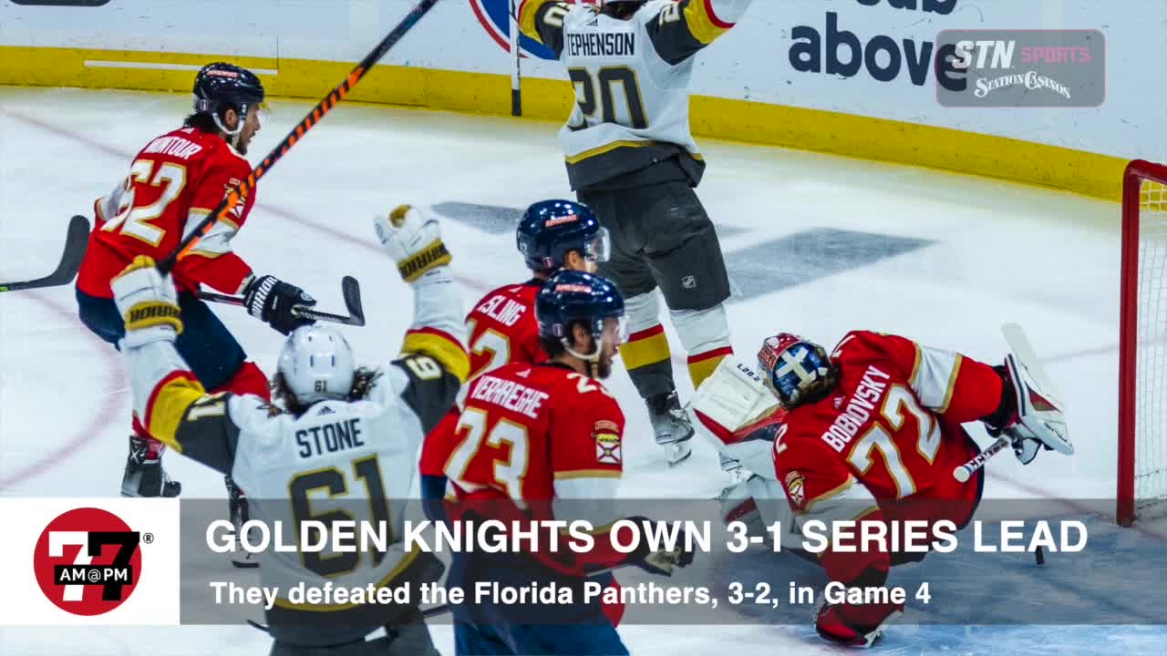 Golden Knights are one win away from Stanley Cup