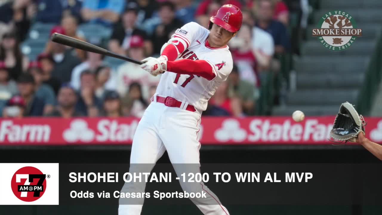 Shohei Ohtani -1200 to win AL MVP