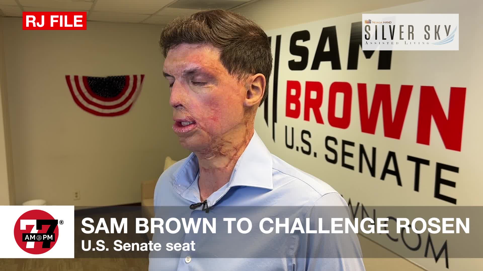 Sam Brown to challenge Rosen for U.S. Senate seat