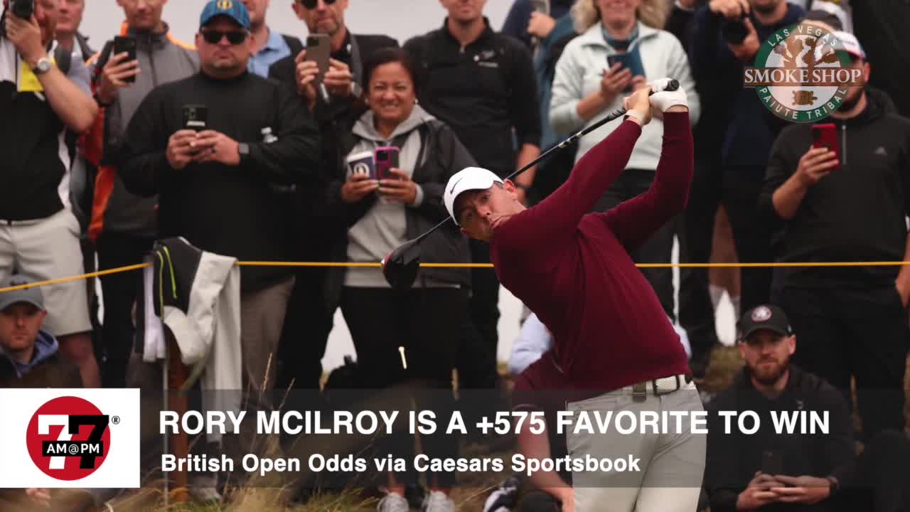 Rory Mcilroy is a plus 575 favorite to win