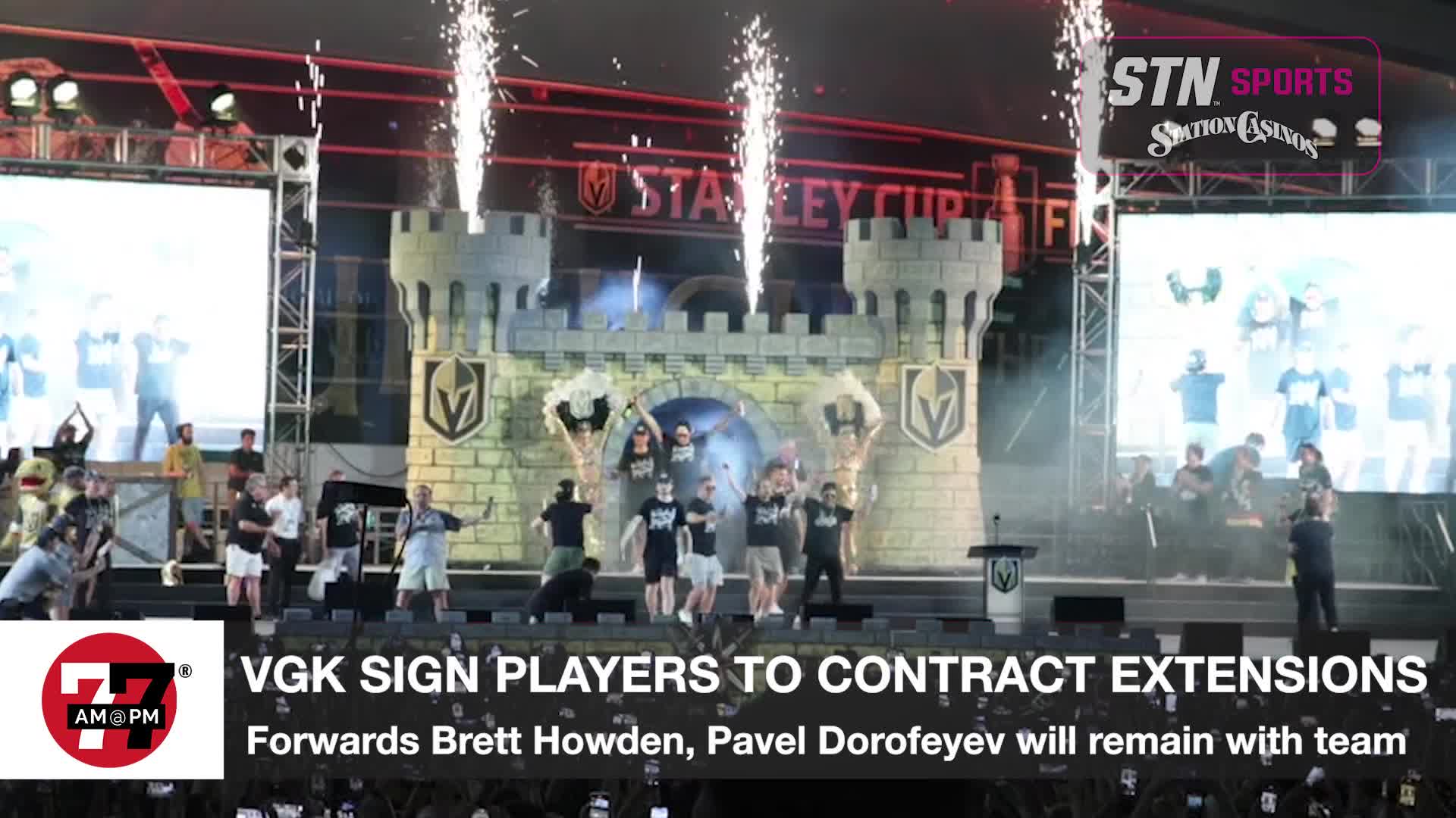Golden Knights announce re-signings