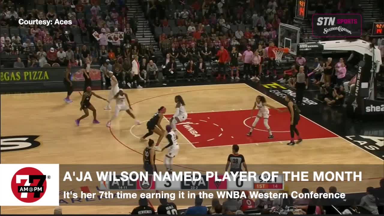A’ja Wilson named player of the month