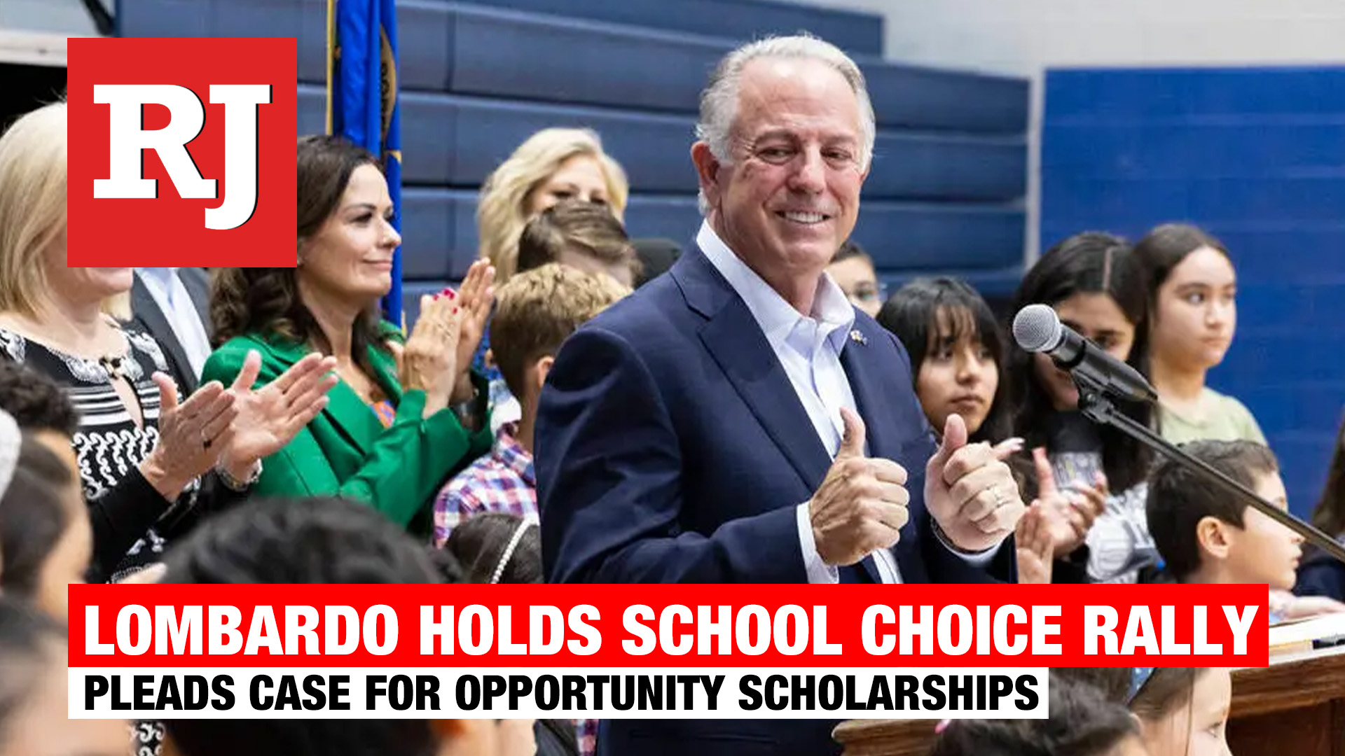 Lombardo Holds school choice rally