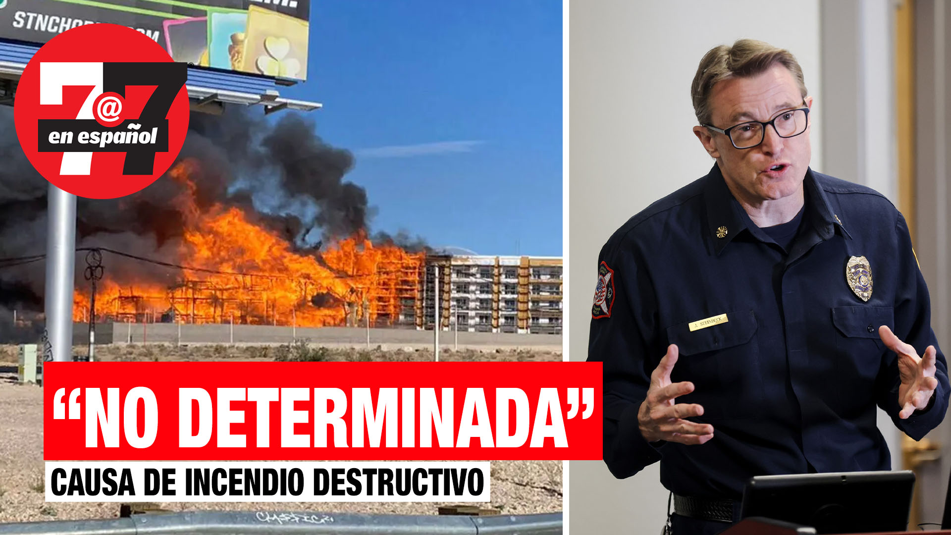 Noticias de Las Vegas | No encuentran causa de gran incendio