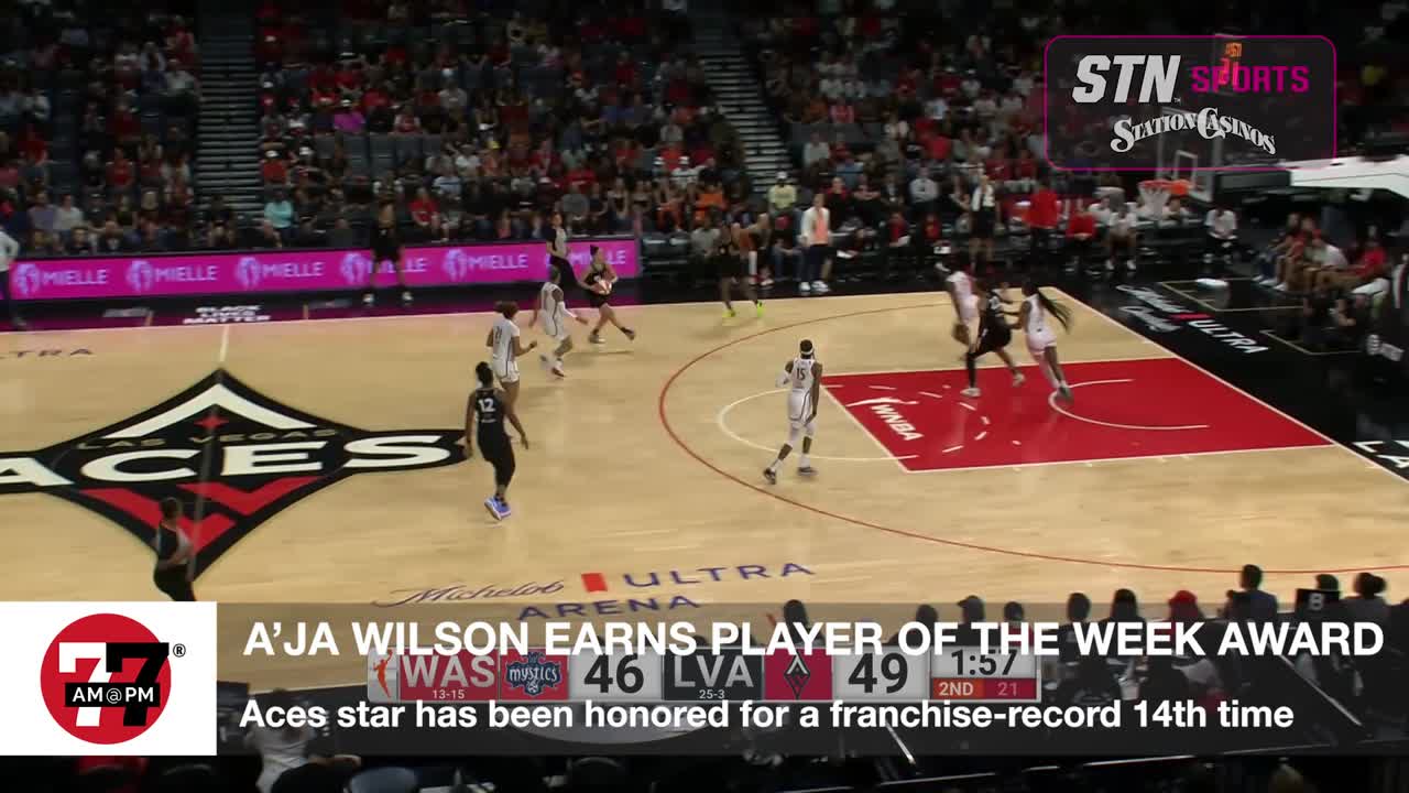 A’ja Wilson earns Player of the Week