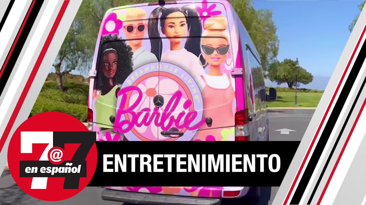 Barbie móvil llega a Las Vegas en honor a la película