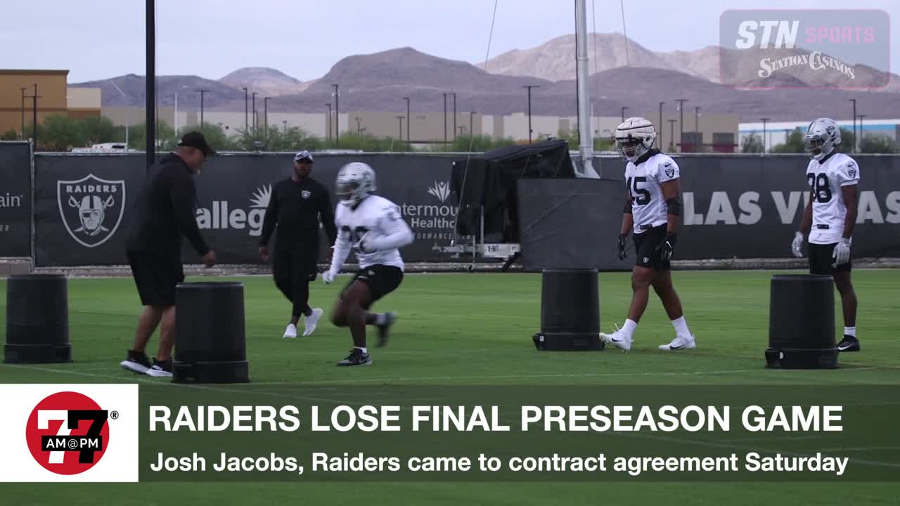 Josh Jacobs and Raiders agreed to a one year contract