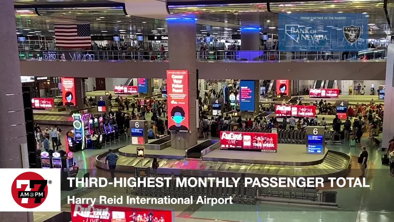 Las Vegas Airport had third-highest number of July