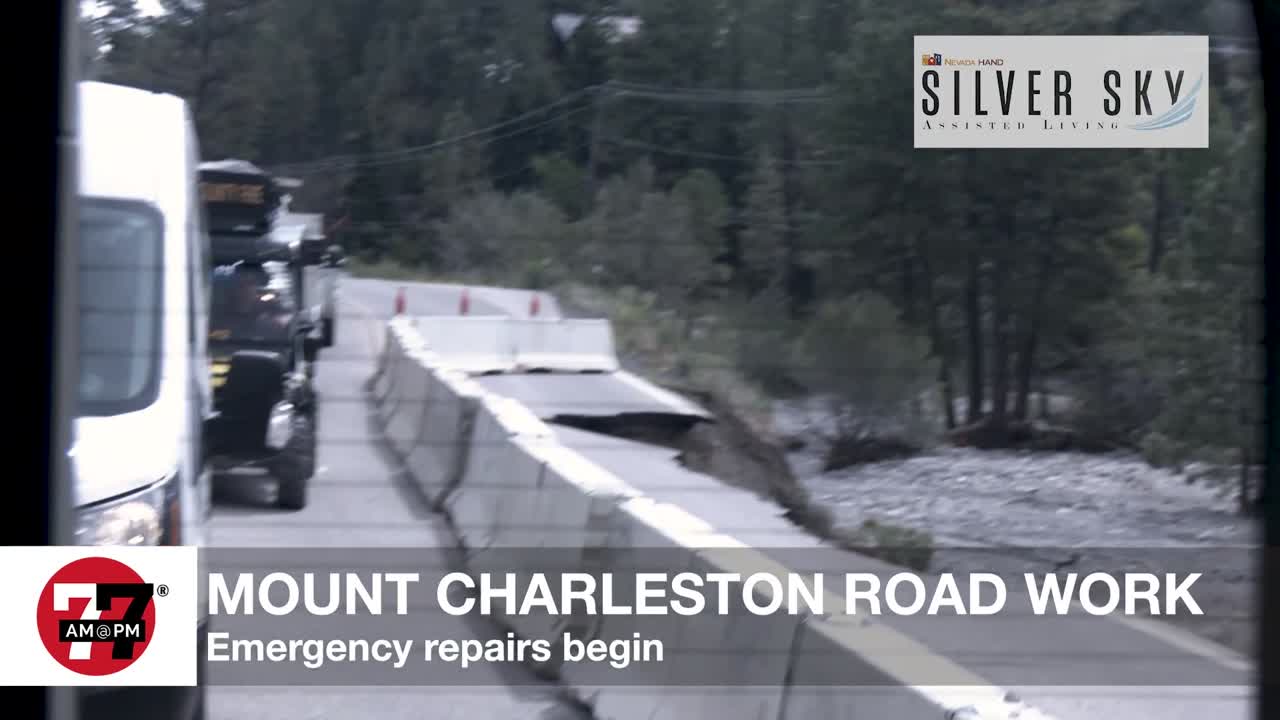 Mount Charleston road work