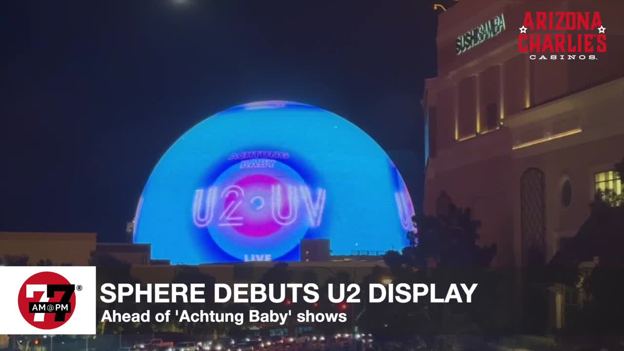 Sphere debuts U2 display