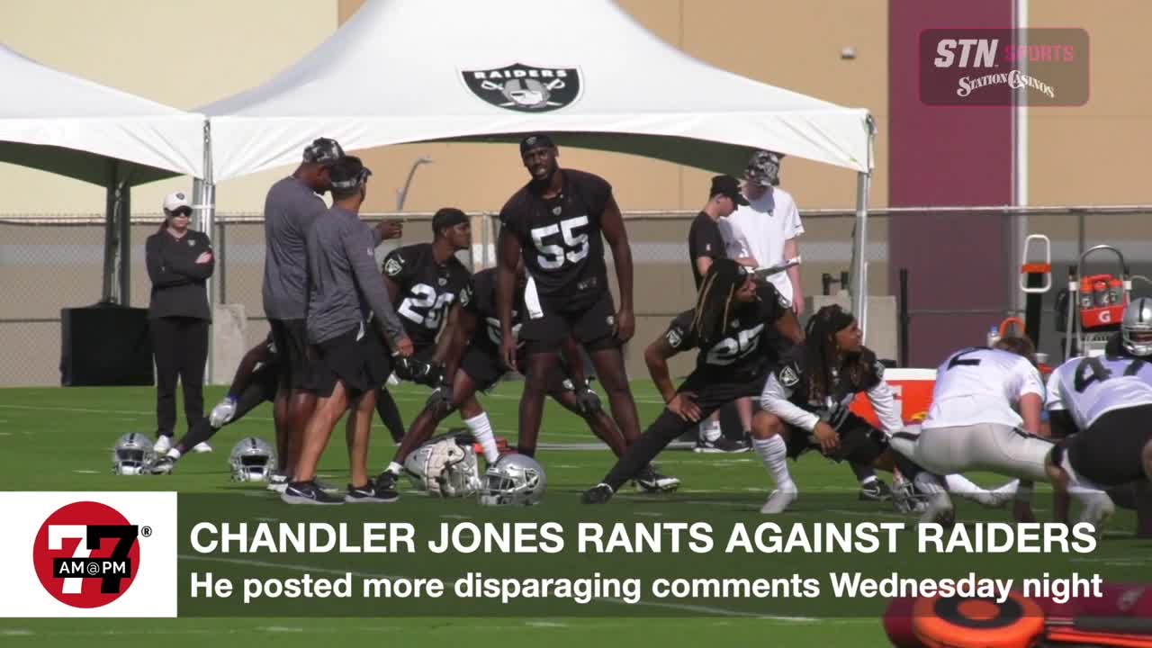 Raiders players react to Chandler Jones