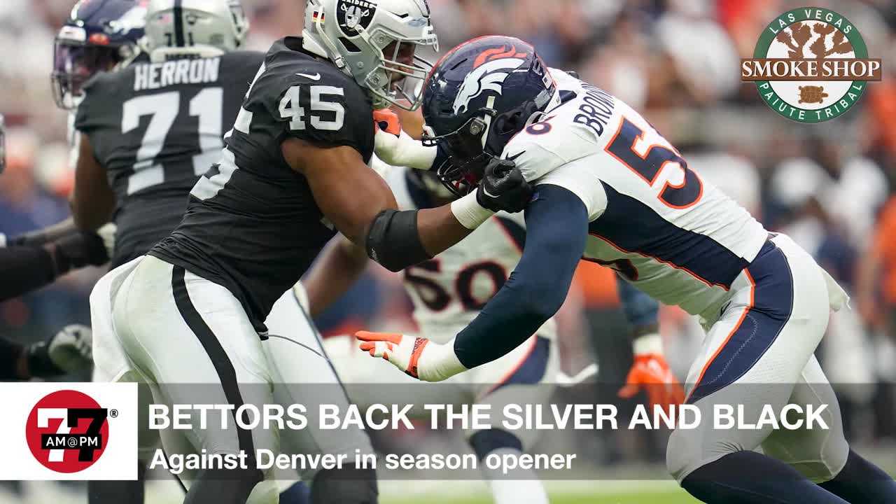 Bettors back the silver and black