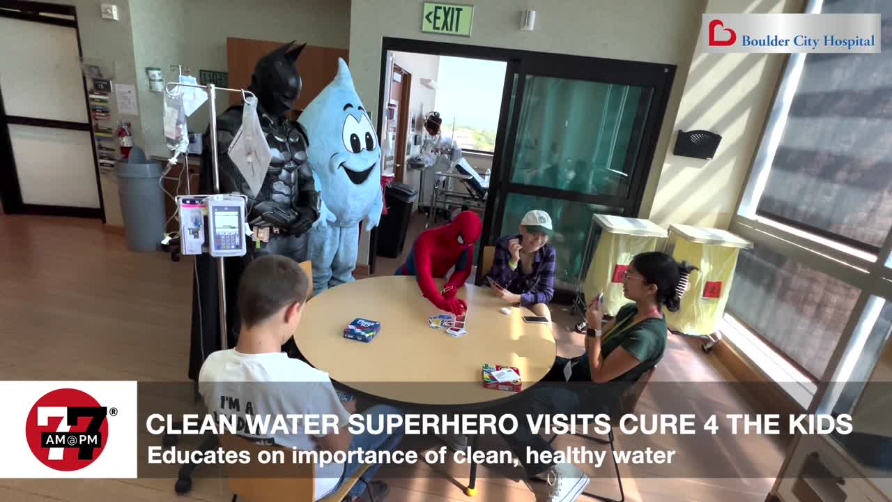 Dewey visits cure for the kids