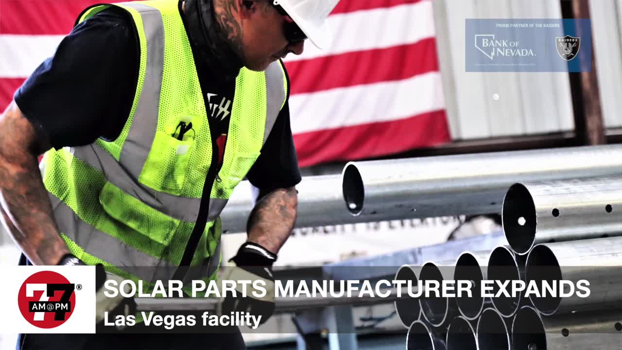 Solar parts manufacturer expands
